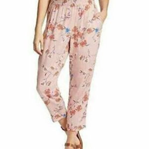 Jessica Simpson Floral Ankle Pant Small